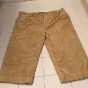 Courdaroy tan baggy pants